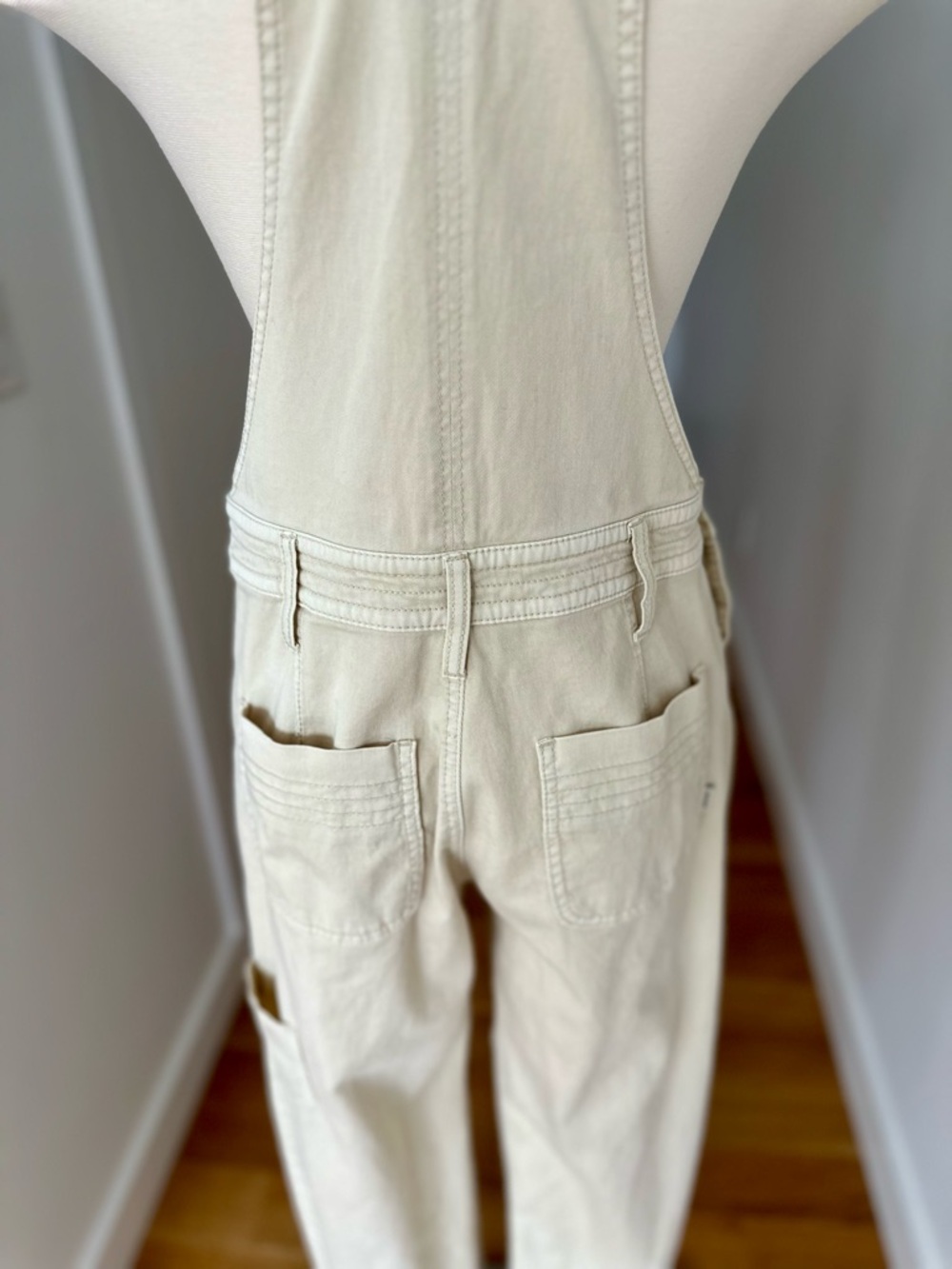 Prana Sancho Overalls, Size Small, Cream - Picture 8 of 14